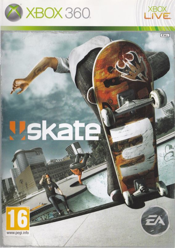 Skate 3 box art for Xbox 360